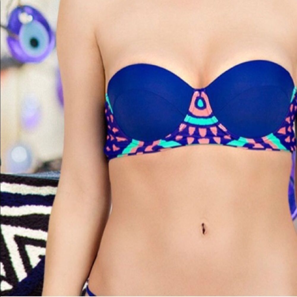 Cleobella Turquoise Bikini Top nwot